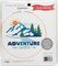 Adventure Awaits Counted Cross Stitch Kit – 6" Mountain Landscape Design with 14CT Aida, Bamboo Hoop, Threads & Needle, Beginner-Friendly DIY Embroidery, 5 Pieces